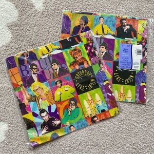 Vintage Saturday Night Live SNL neon Gift Wrap 8 1/3 feet NEW 1993